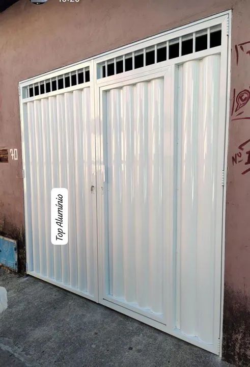 Portão de Alumínio Branco - Foto 4
