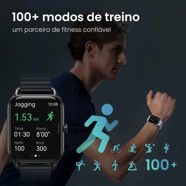 Smartwatch H.aylou Rs4 Plus Tela Amoled de 1.78 polegadas Pulseira Magnética Bluetooth 5.1 - Foto 2