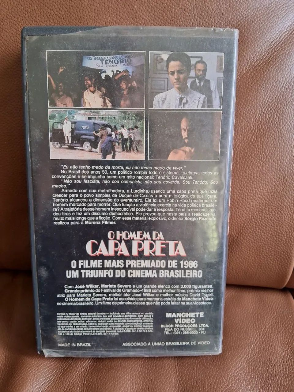 Filme vhs o homem da capa preta - Foto 3