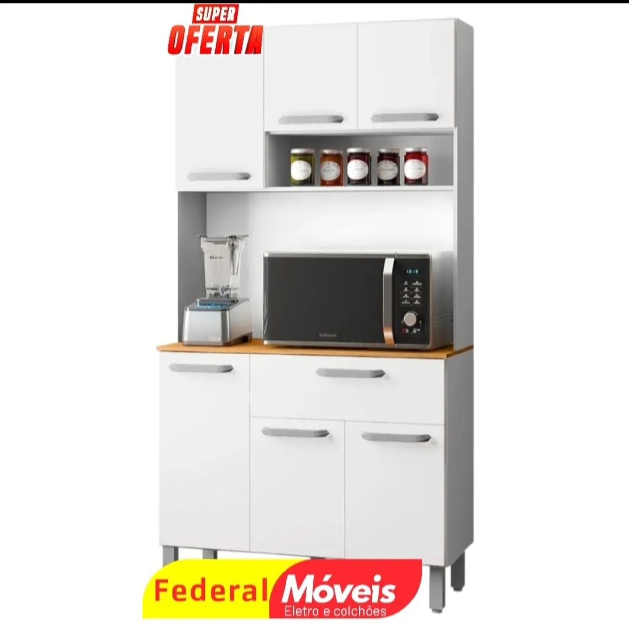 Armário para Cozinha 90cm - Novo e Pronto para Transformar Seu Espaço!