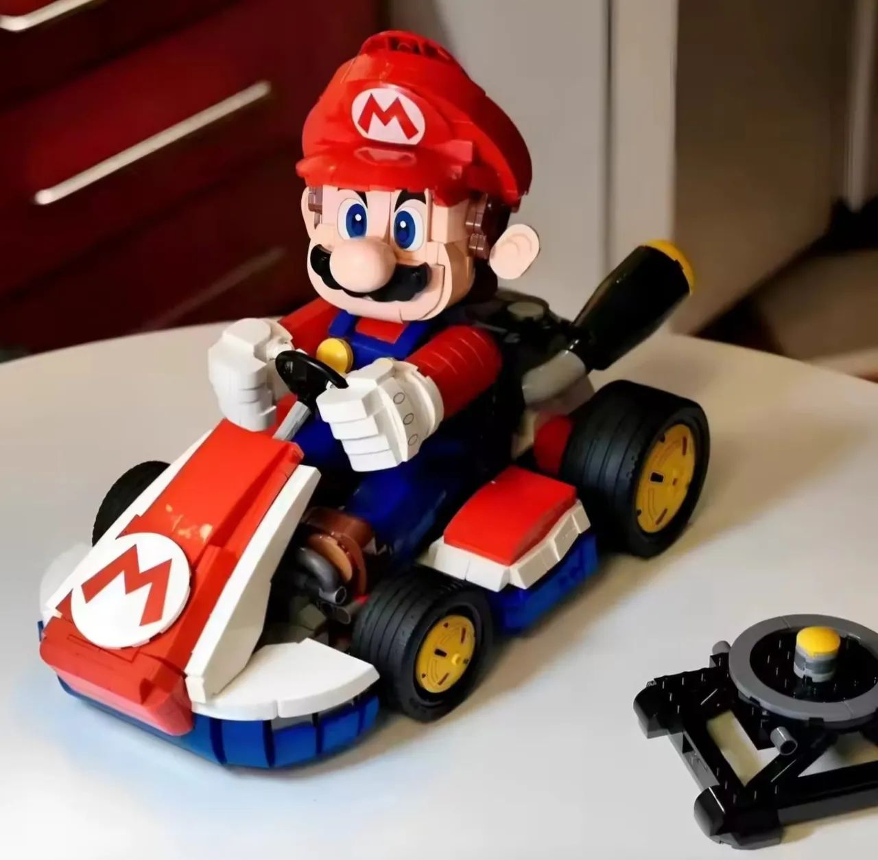 BLOCOS DE MONTAR SUPERMARIO MARIO KART 1972 PEÇAS MODELO 72037 MARCA MEGA - Foto 5
