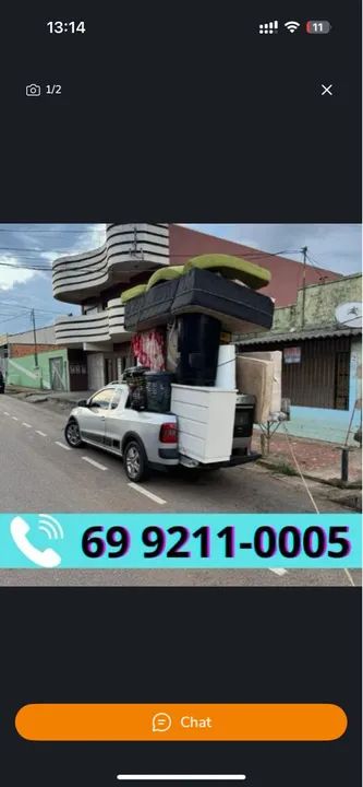 Frete Porto Velho e região 