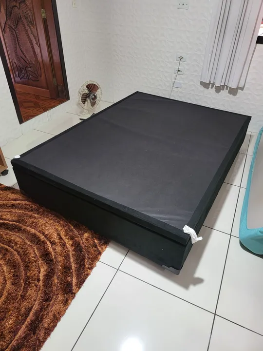 Box Baú + Colchão Casal