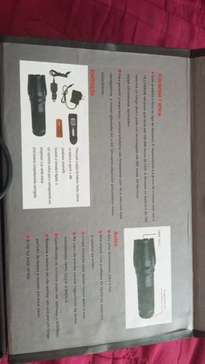 Lanterna militar recarregável top  - Foto 3