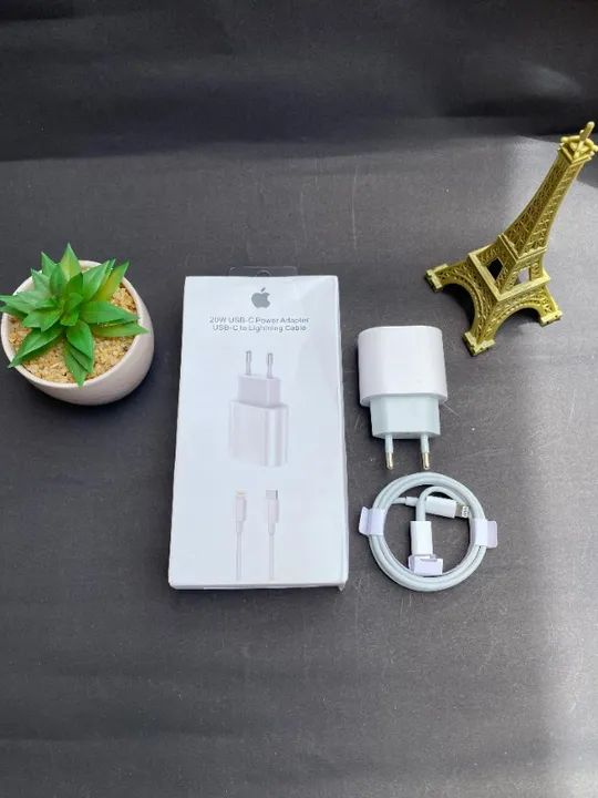Carregador Para iPhone 11 12 13 14 20w Turbo com cabo Tipo C