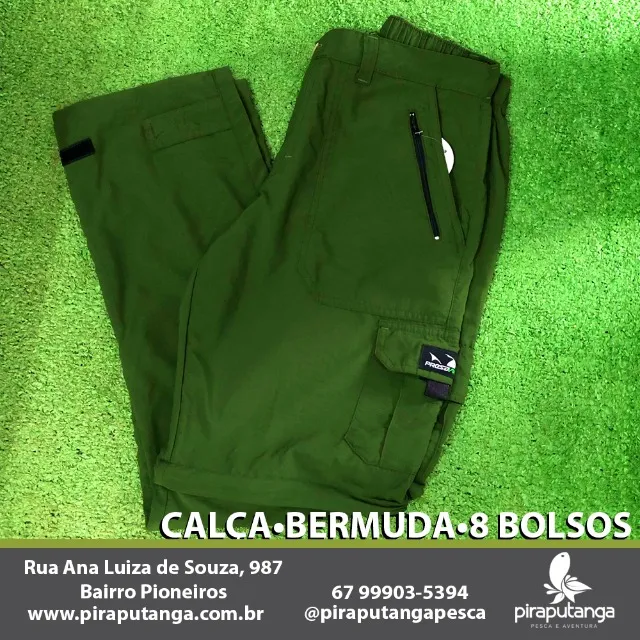 Calça Bermuda Pesca