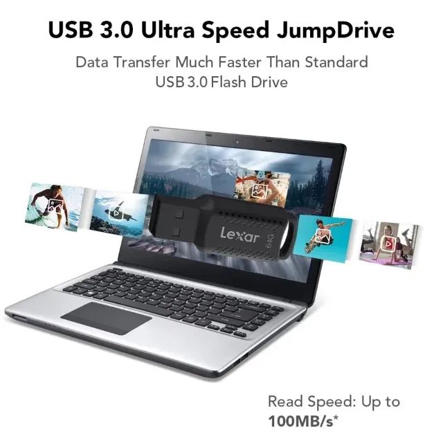 PEN DRIVE LEXAR 64GB USB 3.0 ULTRA SPEED FLASH DEIVE !! - Foto 3