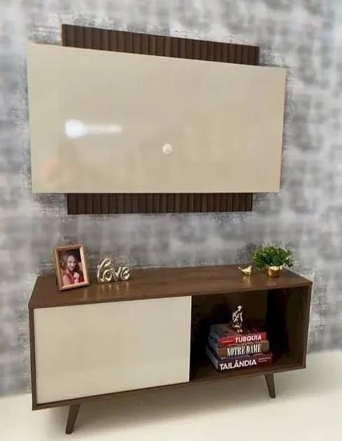 combo painel + rack super preço a pronta entrega e  montagem na hora suporta ate 45 poleg.