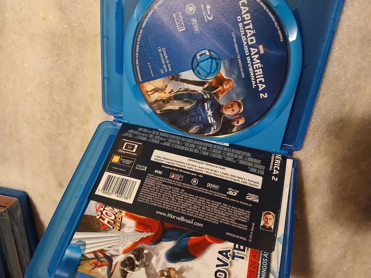 Kit filmes Marvel Blu-ray  - Foto 3
