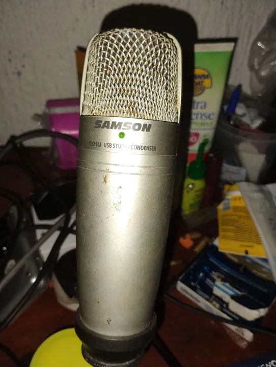 Microfone Condensador Profissional Samson  - Foto 2