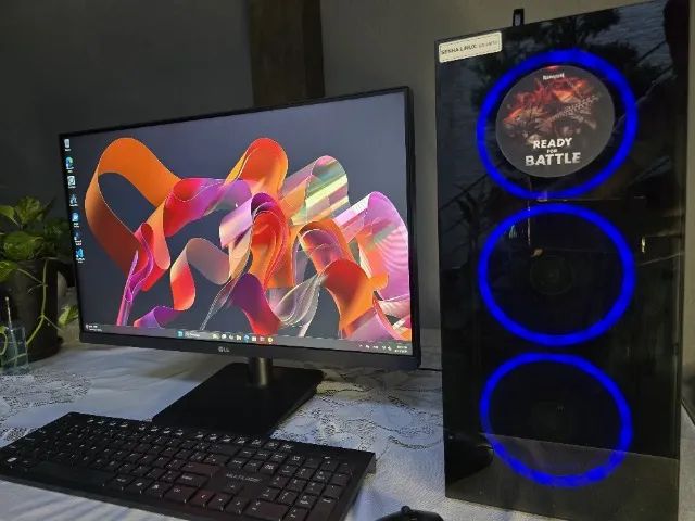 Computador i5 12ª Geração 12400F, GTX 1650 SUPER, 2TB HD 16 RAM