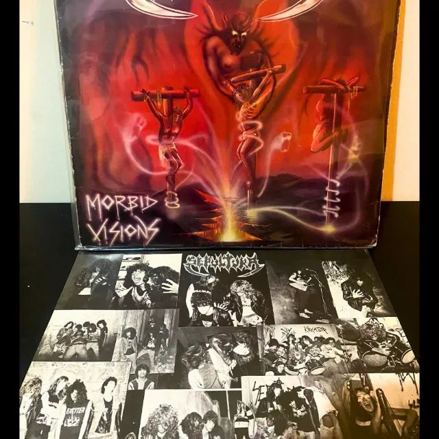 Sepultura Morbid Visions (LP Nacional, Cogumelo Records, 1986