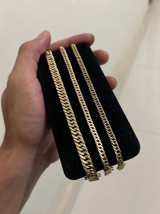 Pulseiras 60g de ouro 18k - Foto 2