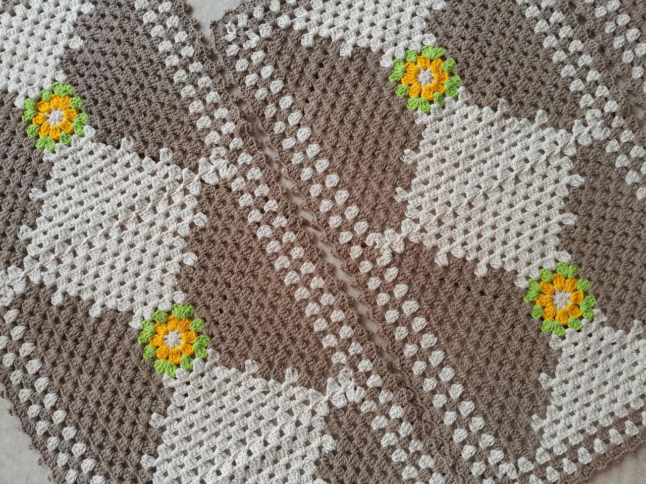 Jogo Tapete Crochê - Foto 5