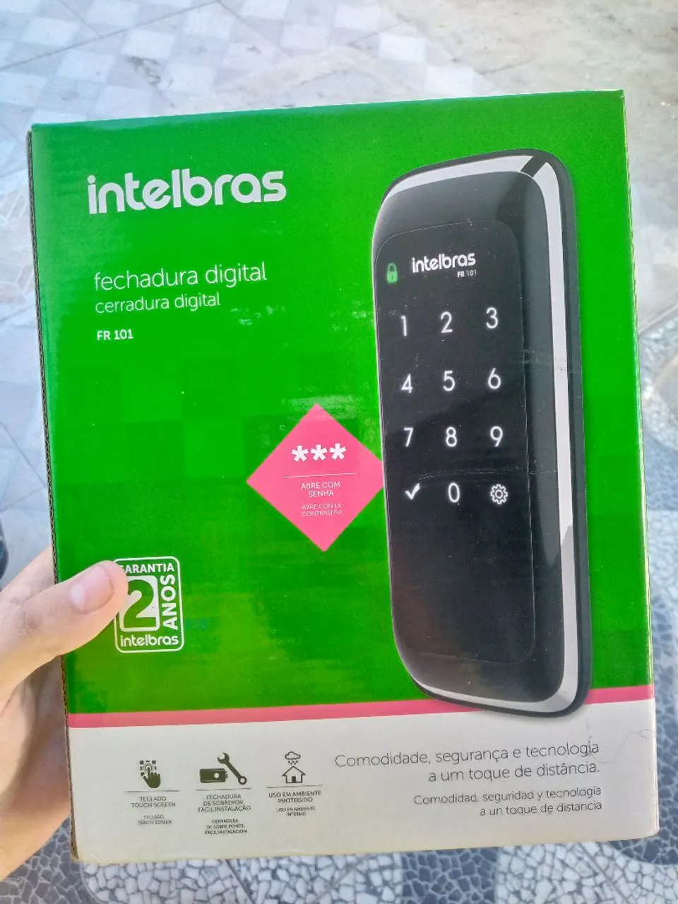 Fechadura Digital Intelbras FR 101