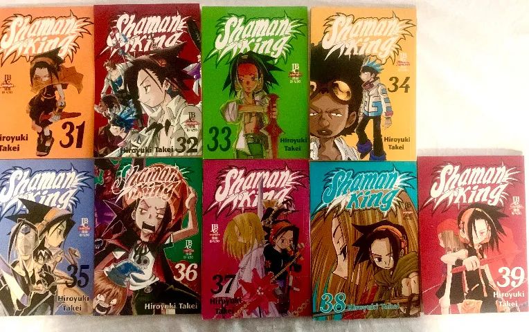 Shaman King (vol. 34 até 47), manga em bom estado - Livros e