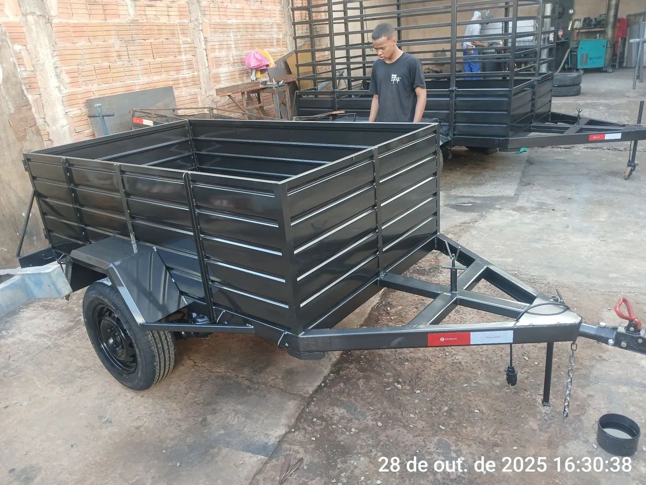 CARRETINHA NOVA COM NOTA FISCAL PRA EMPLACAMENTO  - Foto 4