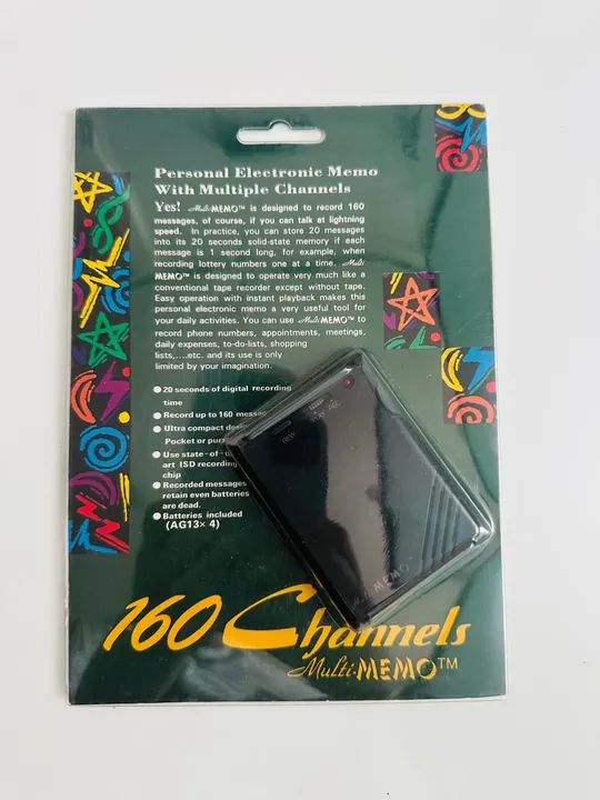 Mini Gravador de Memória Digital Multi-MEMO?