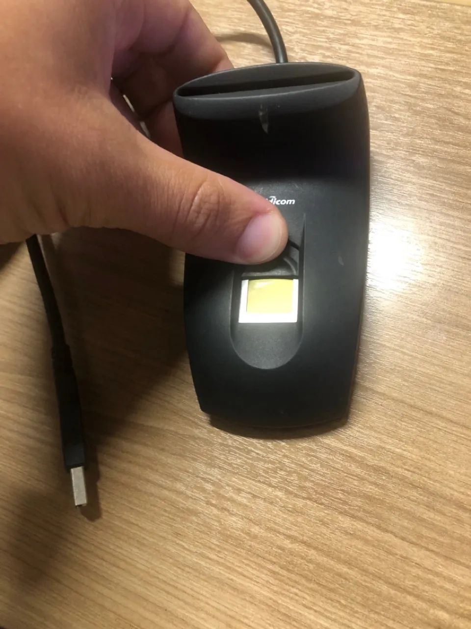 Leitor de cartão com leitor de biometrico usb - Foto 2