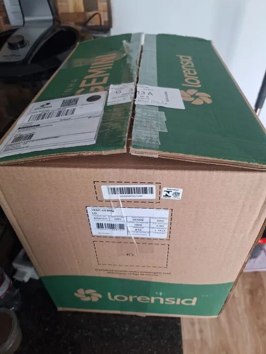 Ventilador de Teto Loren Sid Gemini - Novo - Foto 2