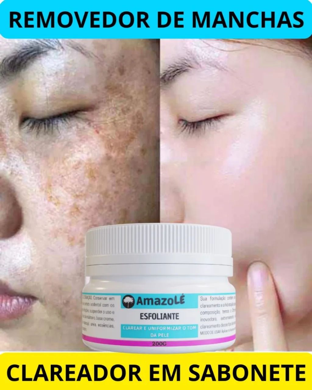 Creme Clareador AmazoLe 