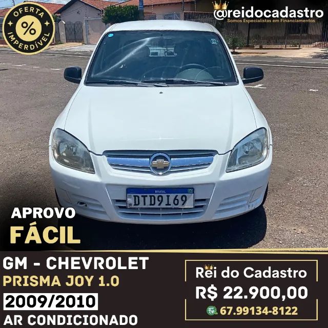 Prisma Joy 1.0 2009/2010 - Ar Cond.- R$ 22.900,00 - Ent. 3.000,00 +48X - Aprovo Fácil- Rei - Foto 4