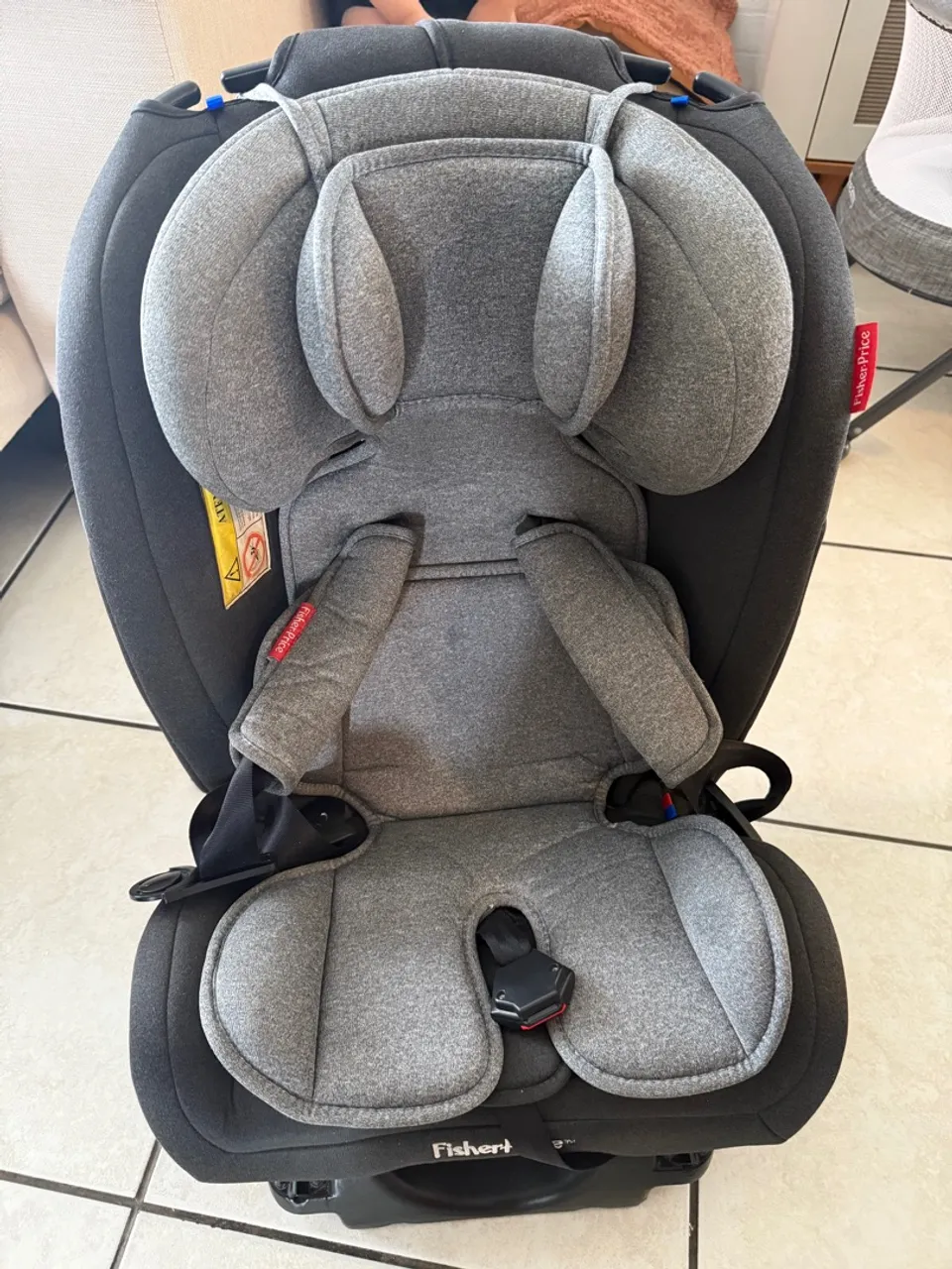 Cadeirinha Fisher Price All Stages Fix 2.0 cinza