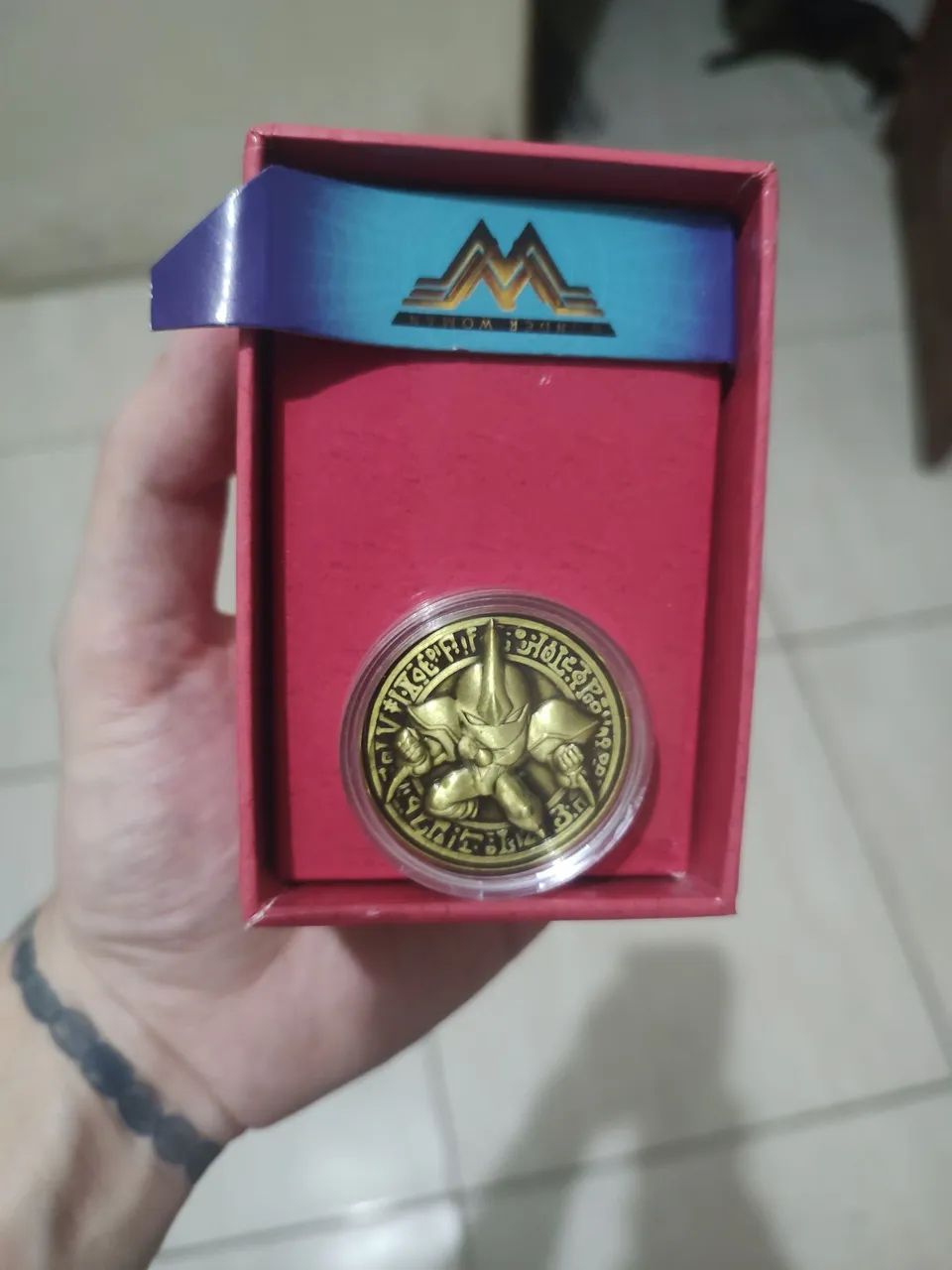 Moeda Yugioh - Elemental Hero Neos - Ouro