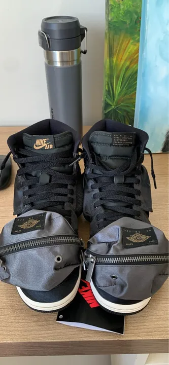 Tênis Nike Air Jordan 1 Low Original - Preto