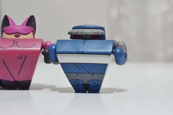 Miniaturas Blammoids DC Coringa Darkseid Mulher Gato Cyborg - Foto 5