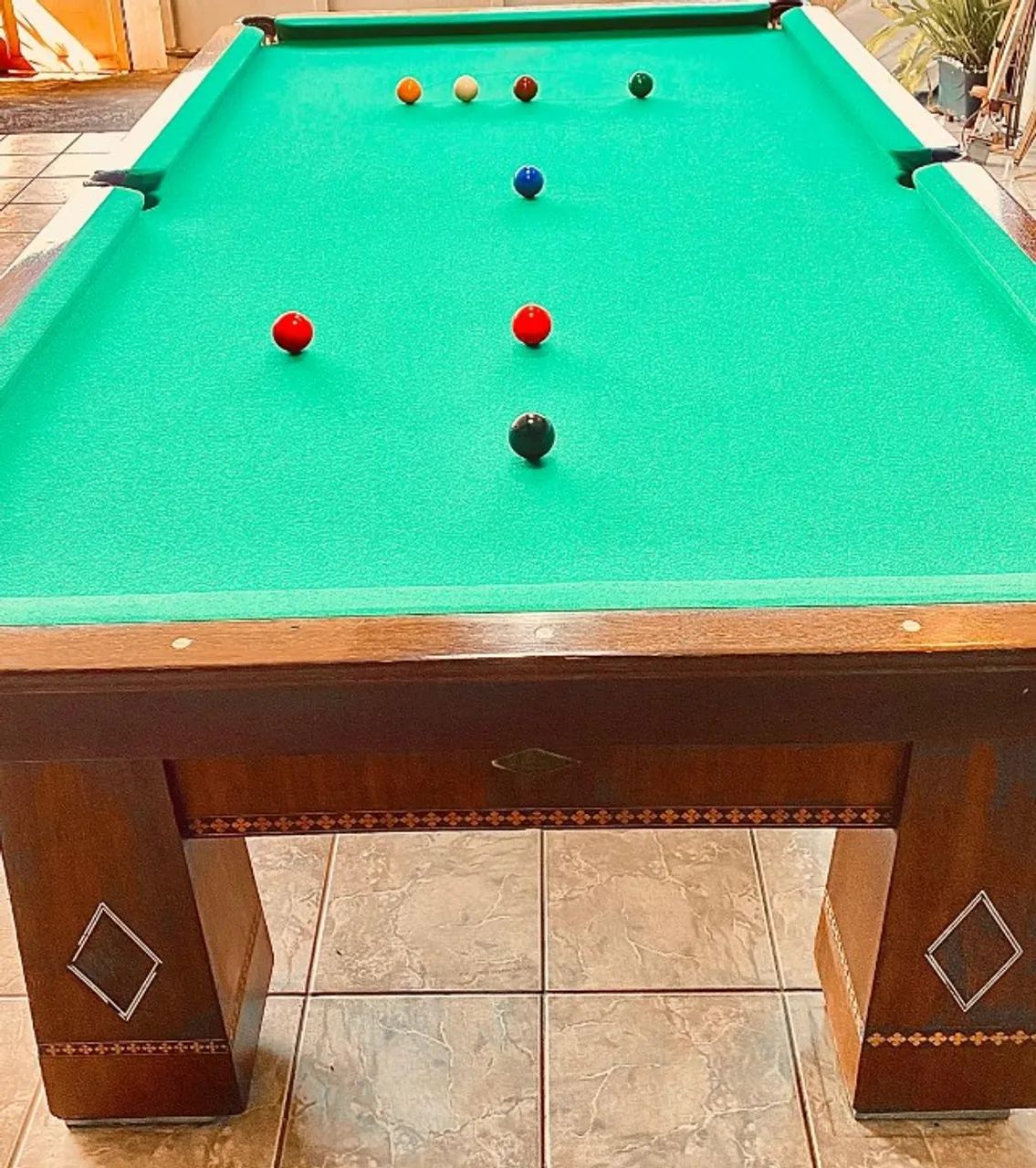 Mesa de Sinuca Brunswick oficial modelo Diamante - 2,84m - Foto 3