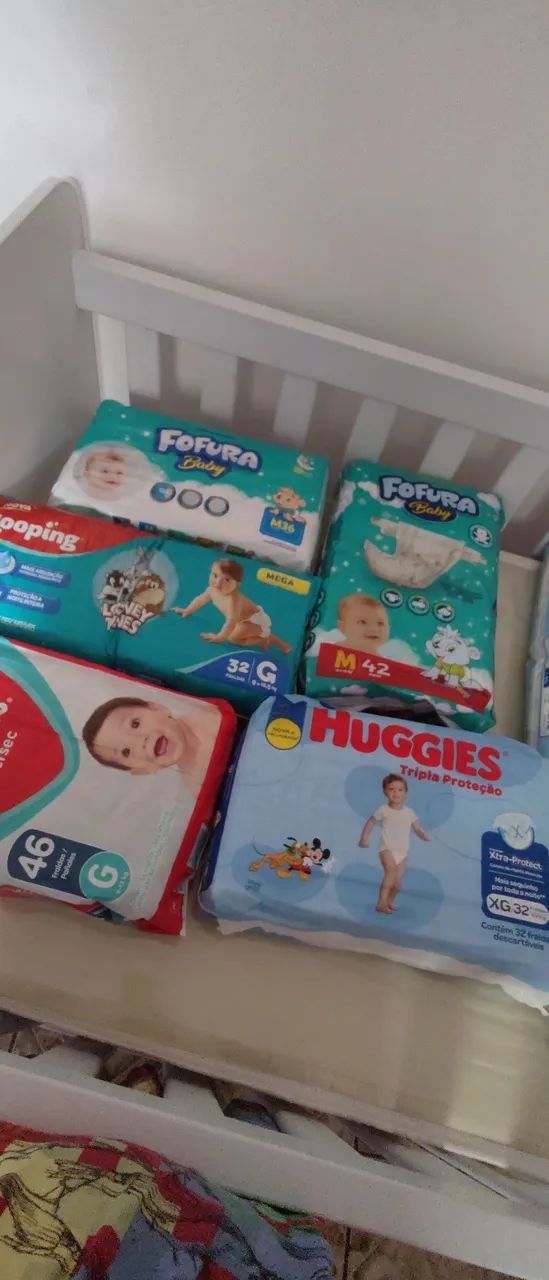 Fraldas descartáveis diversas marcas - Foto 3