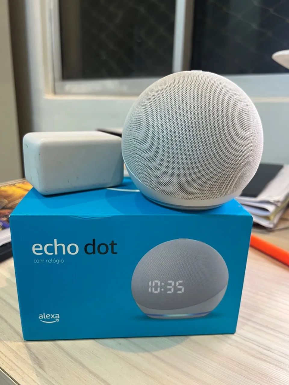 Alexa echo dot 4?geração com Relógio  - Foto 5