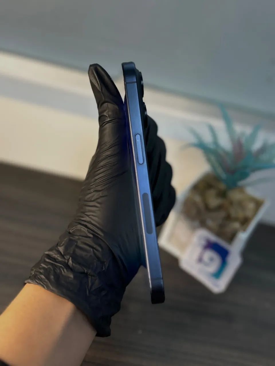 iPhone 15 Pro Titanium Azul 128GB 95% de saúde  - Foto 3