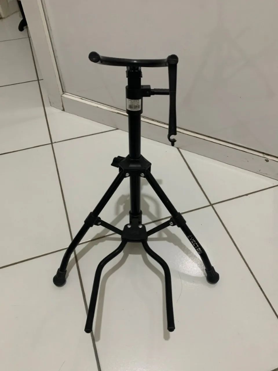 Suporte Guitarra Violão Chao C/ Trava Profissional Dobravel