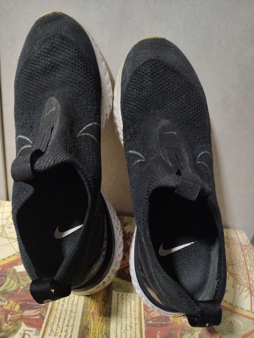 Tênis Nike Epic React Flyknit - Preto - Foto 3