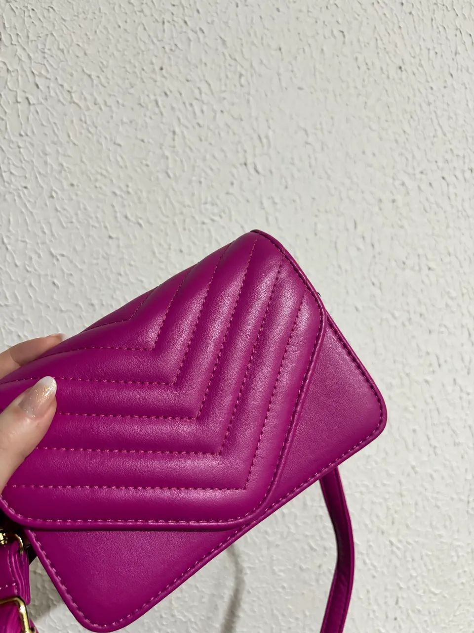 Bolsa rosa de festa - Usada uma vez!  - Foto 3