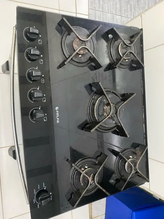 Fogão a Gás 4 Bocas - Preto - Foto 2