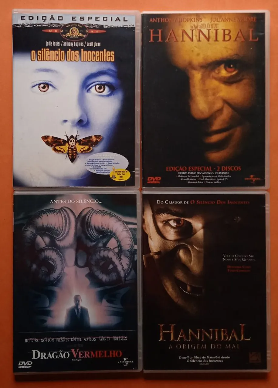 Dvd Hannibal - 6 Discos - Coleção Completa - Anthony Hopkins