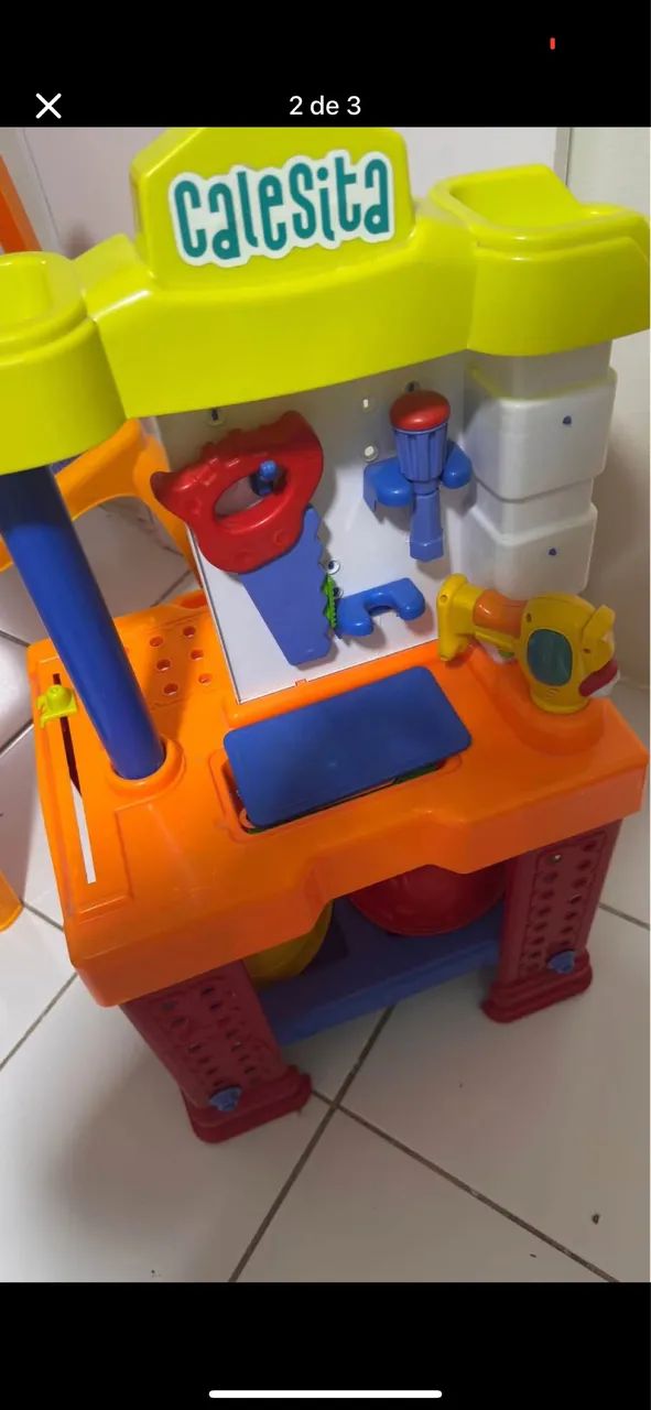 Bancada de ferramenta infantil 64872654180099121