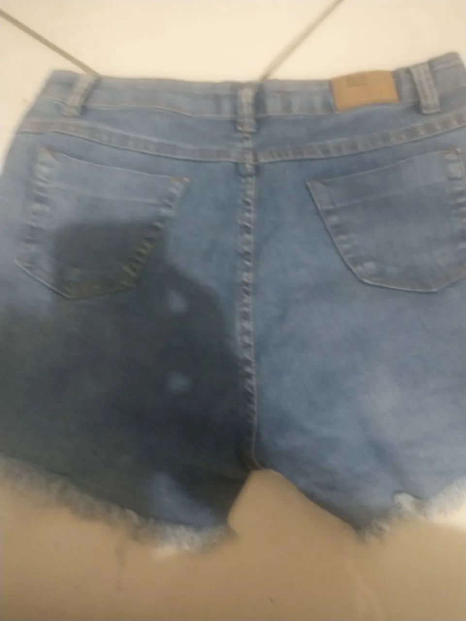 Short jeans desfiado muito lindo  - Foto 4