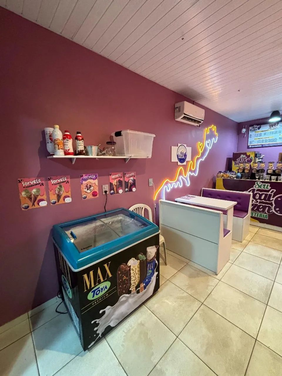 Repasso ponto de açaí/kikão completo bem localizado 