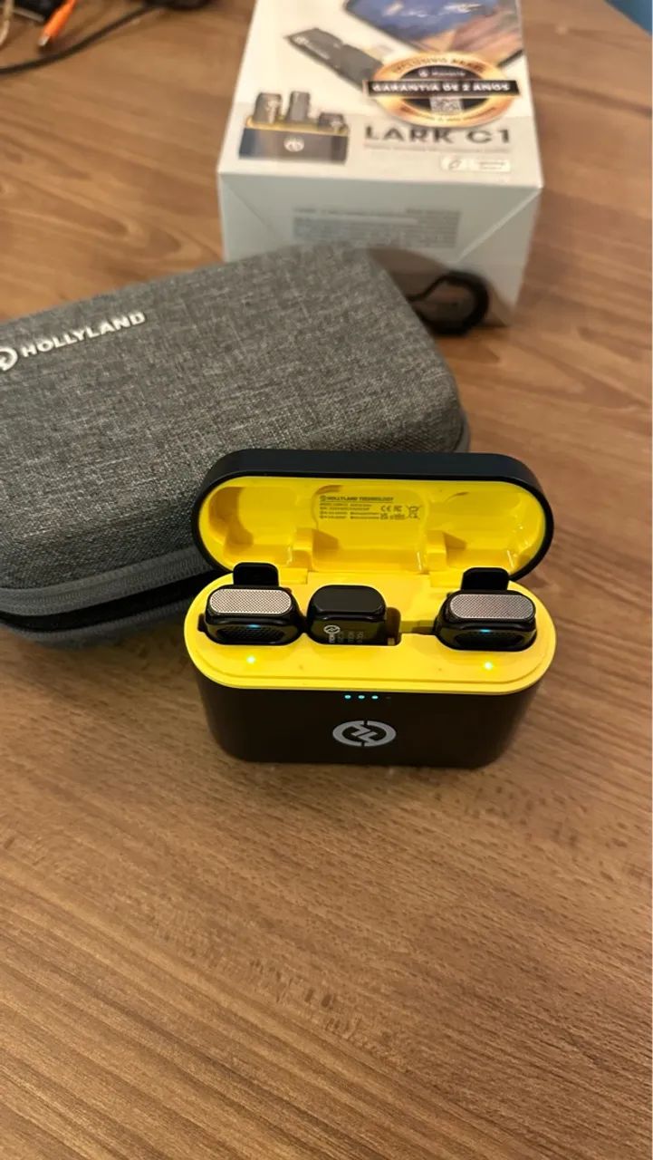 Microfone Sem Fio Hollyland Lark C1 - SemiNovo vendo ou troco por M2 - Foto 2