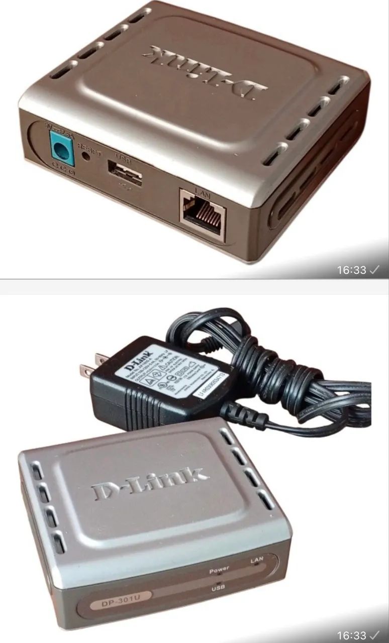 D Link - DP 301 - U , USB Print Server , novo na caixa!  - Foto 2