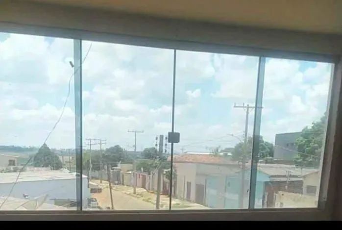 Blindex grande vidro fumê 