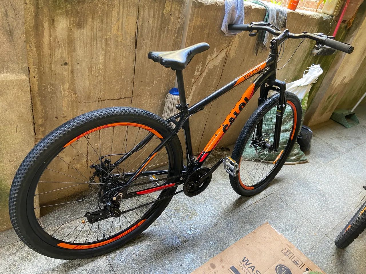 Bicicleta Caloi Vulcan Aro 29 Mountain Bike 21 Marchas Freio À Disco - Foto 5