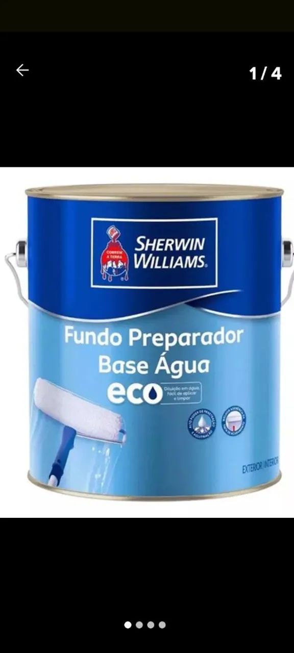 Fundo Preparador Base Água Sherwin Williams Eco
