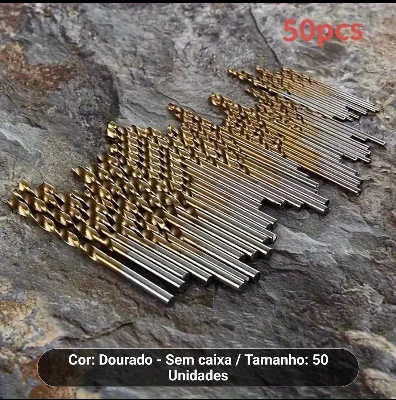 Jogo de Brocas para Metal e Madeira - 50 Unidades - Foto 3