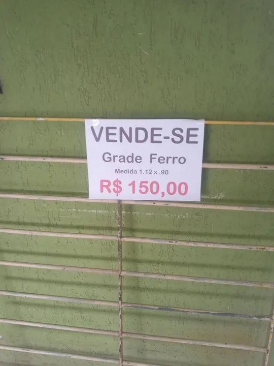 Portão de ferro maciço _ Usado em ótimo estado e Grade para janela - Foto 6