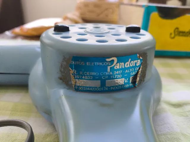 Secador Pandora década de 1970 na caixa original funcionando - Foto 4